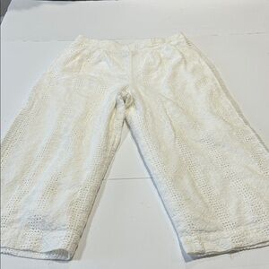 Skies Are Blue Ivory Lace Trousers
